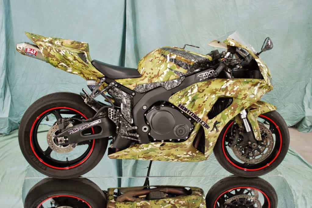 hydrography used on motocycle